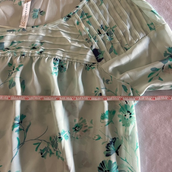 2 XS Lauren Conrad Top Floral Shirt Blouse Fall Long Sleeve Womens Lot Bundle - Picture 5 of 16